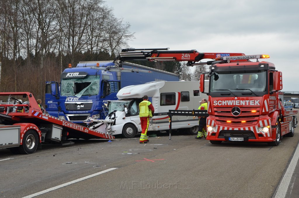 Schwerer VU A 1 Rich Saarbruecken kurz vor AK Leverkusen P149.JPG - Miklos Laubert